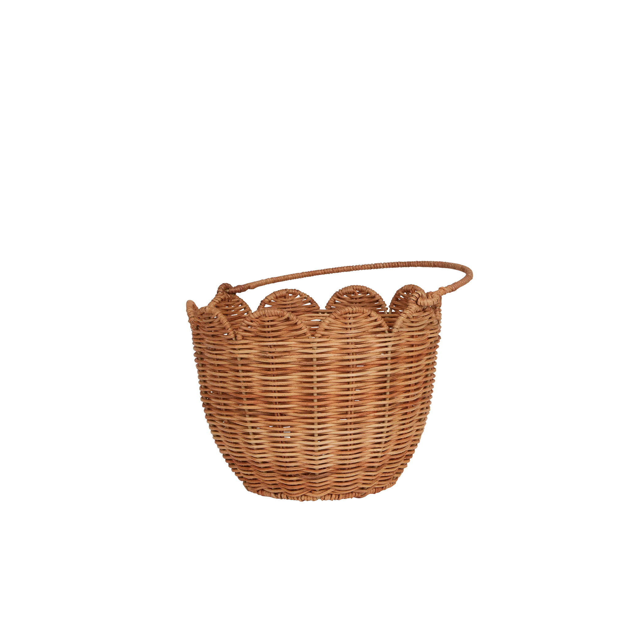 Rattan Tulip Carry Basket - Natural - Image 6