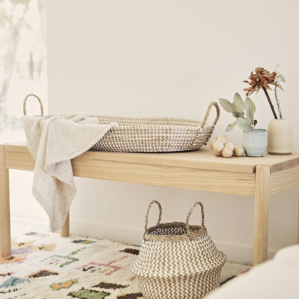 Reva Seagrass Changing Basket - Natural - Image 3